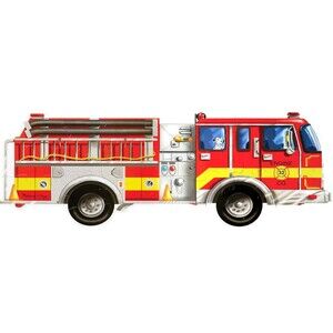 Melissa & Doug 24 piece floor puzzle giant fire truck (4 Feet long, ages 3+)